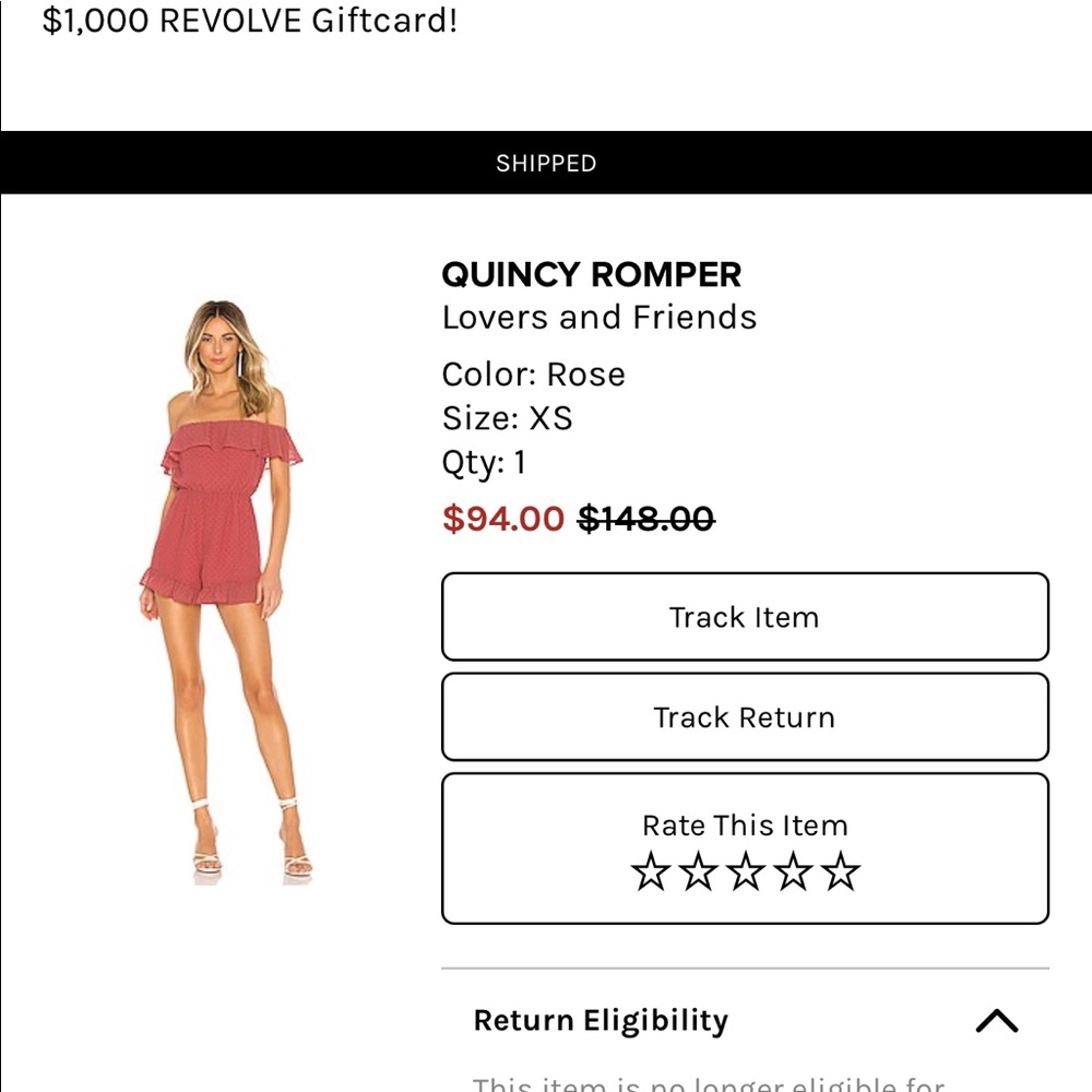 Lovers and friends romper